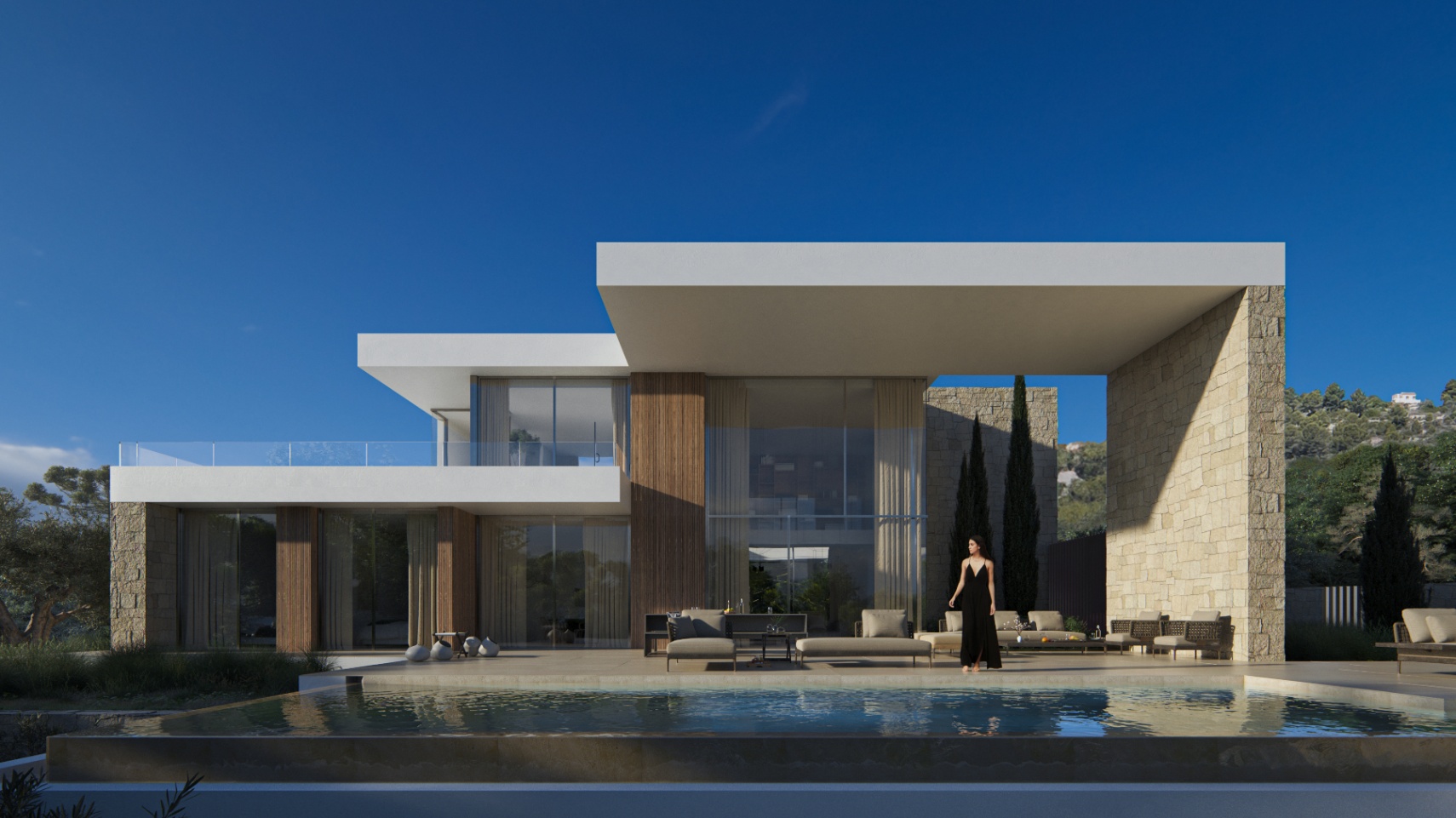 Spectaculaire nieuwbouw villa op drie niveaus