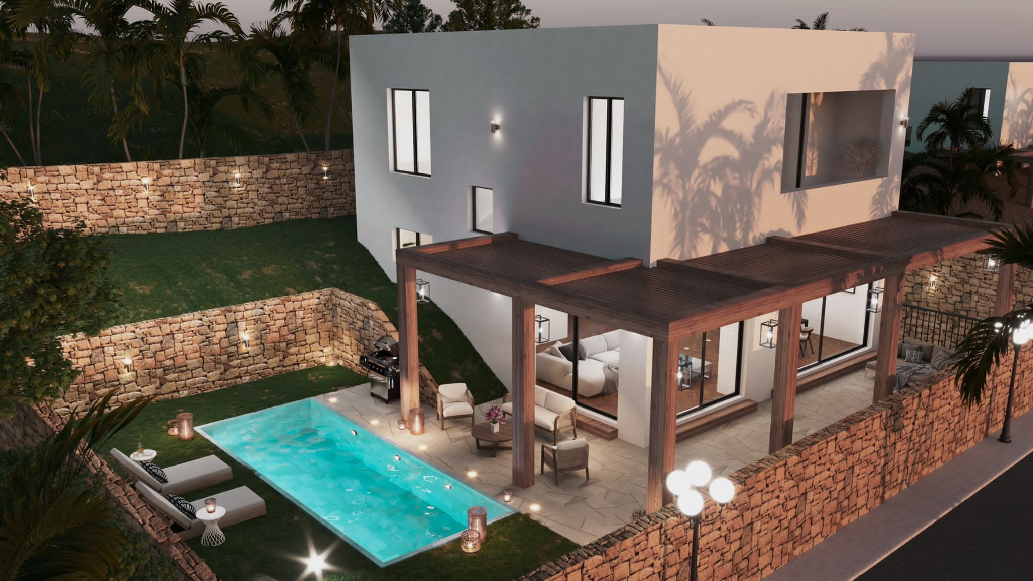 Prachtige nieuwe villa in de Jalon Vallei