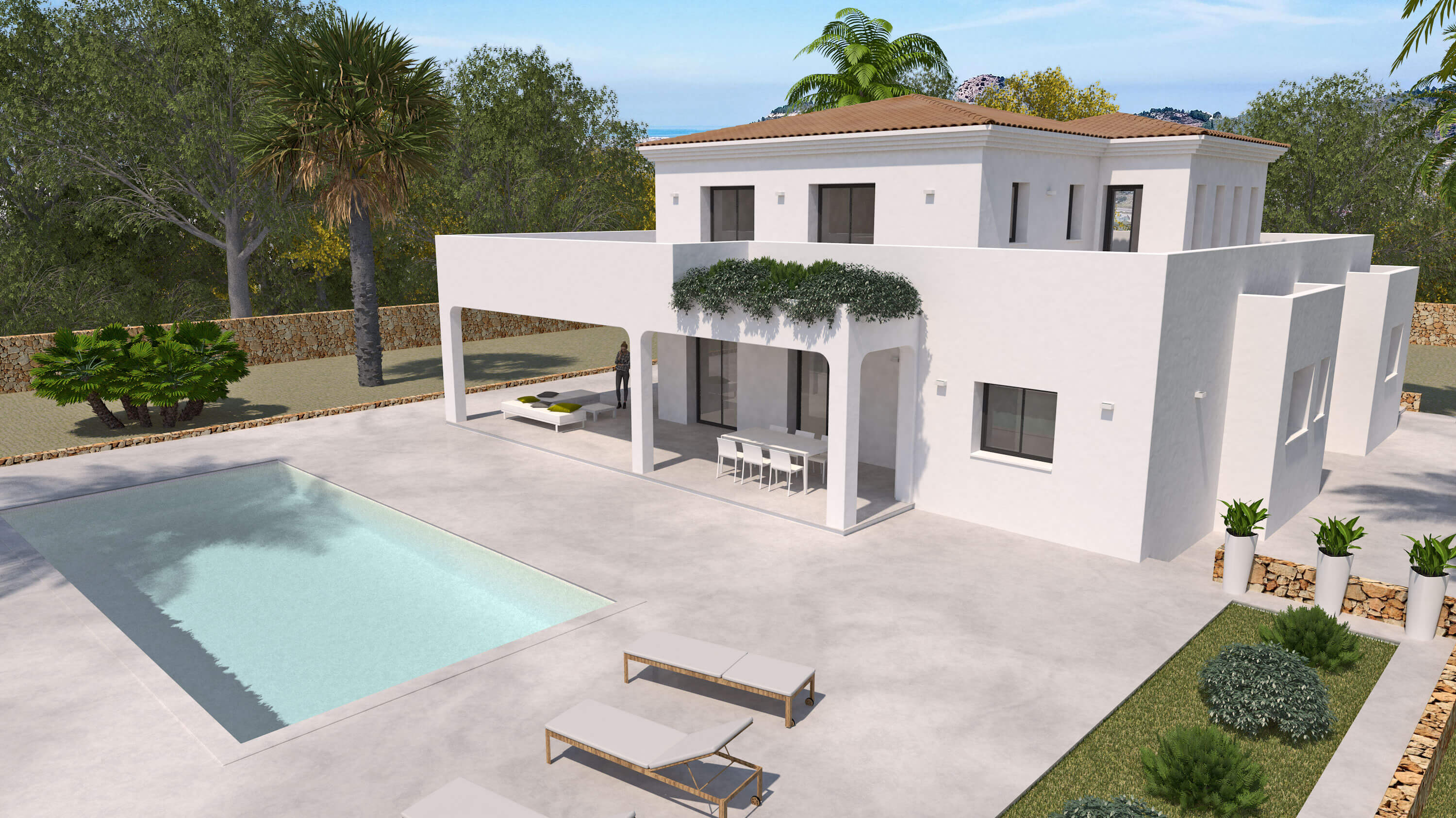 Magnificent Ibiza style villa on 10,000m2