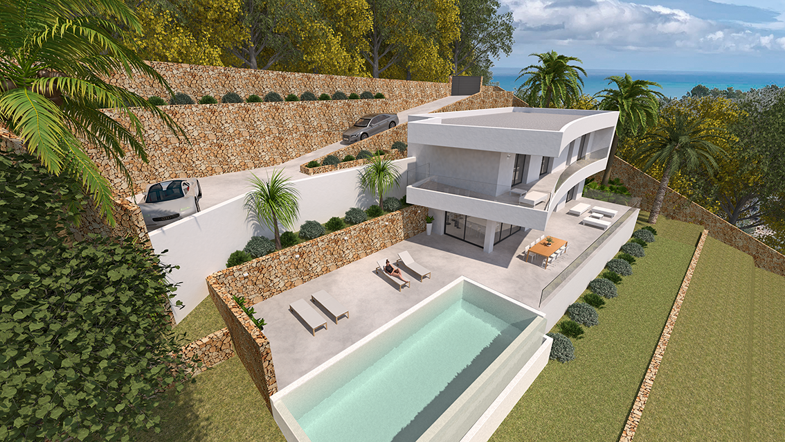 Modern new villa in Castellans, Javea