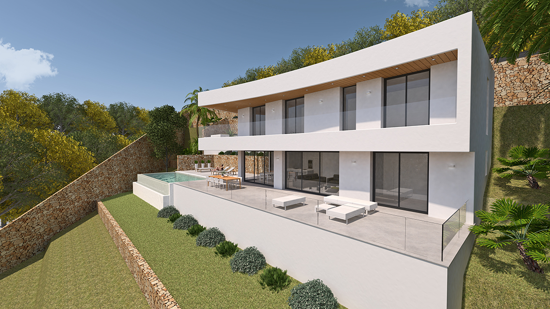 Moderne Neubau-Villa in Castellans, Javea