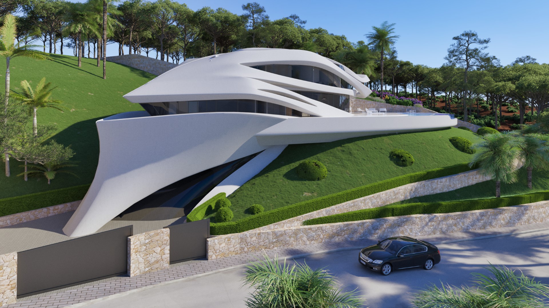 Spectaculaire villa futuriste à Javea
