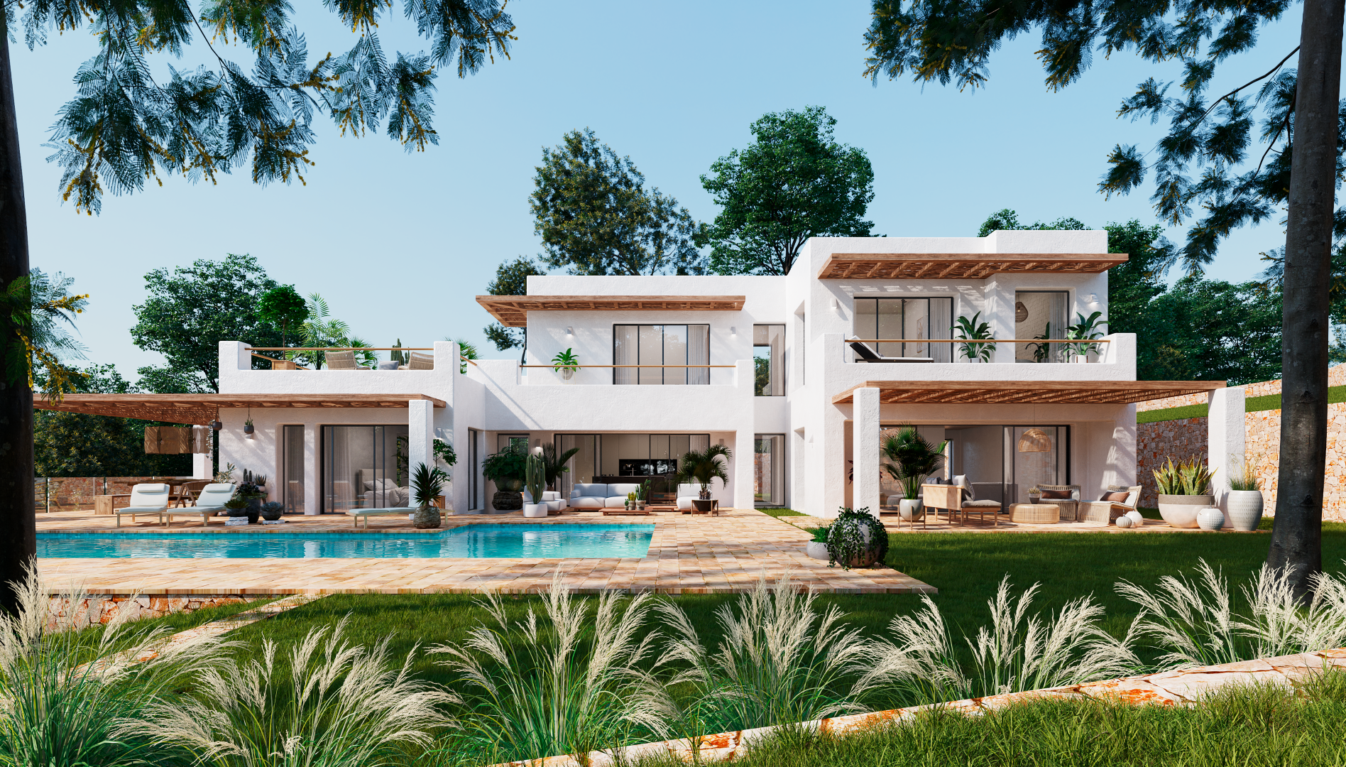 Ibiza style 4 bedroom villa in Javea