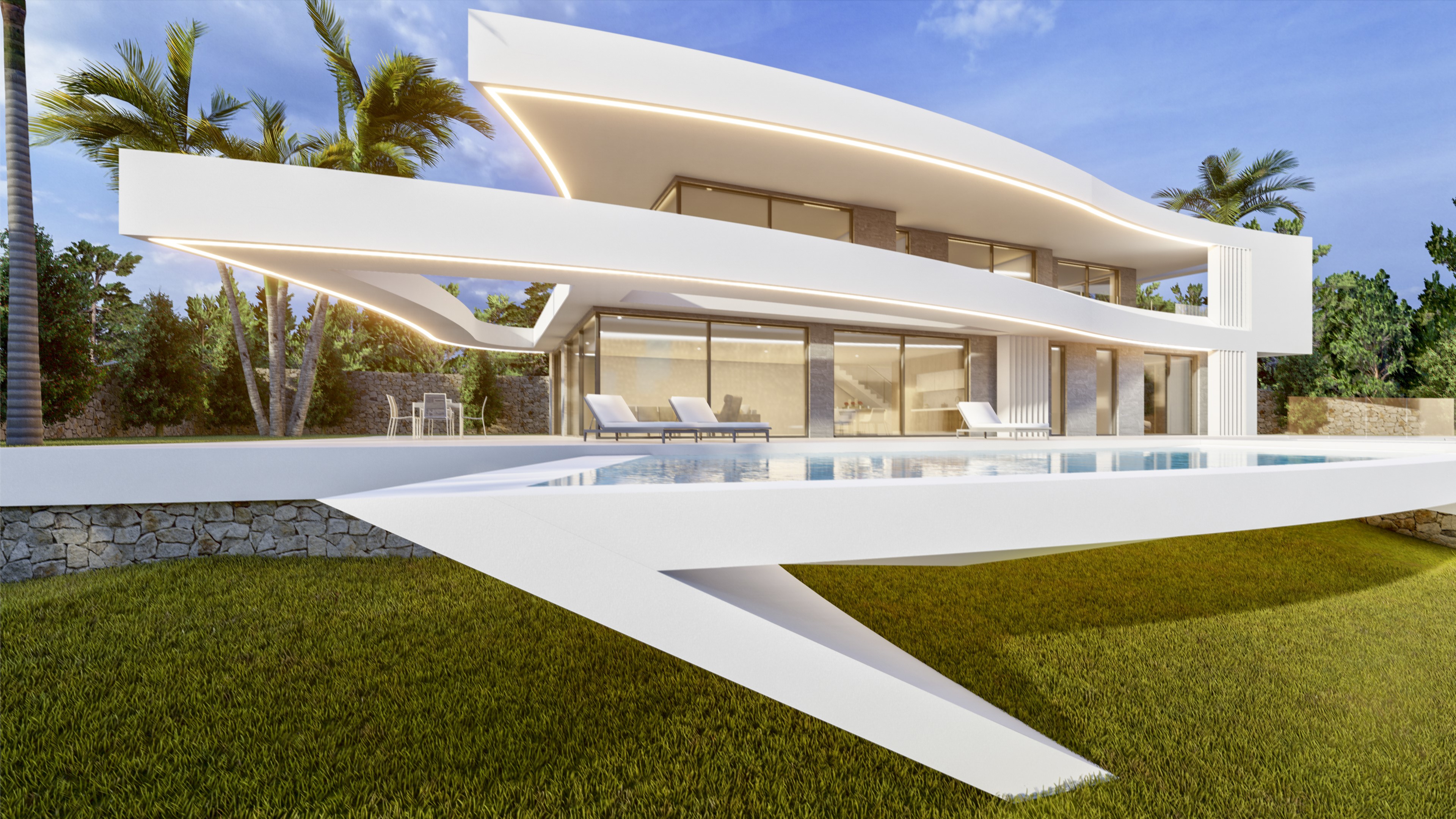 Elegant designer villa