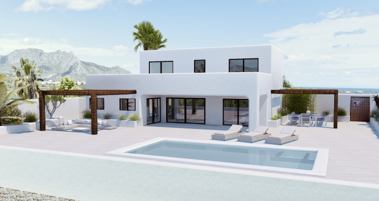 Belle villa de style Ibiza