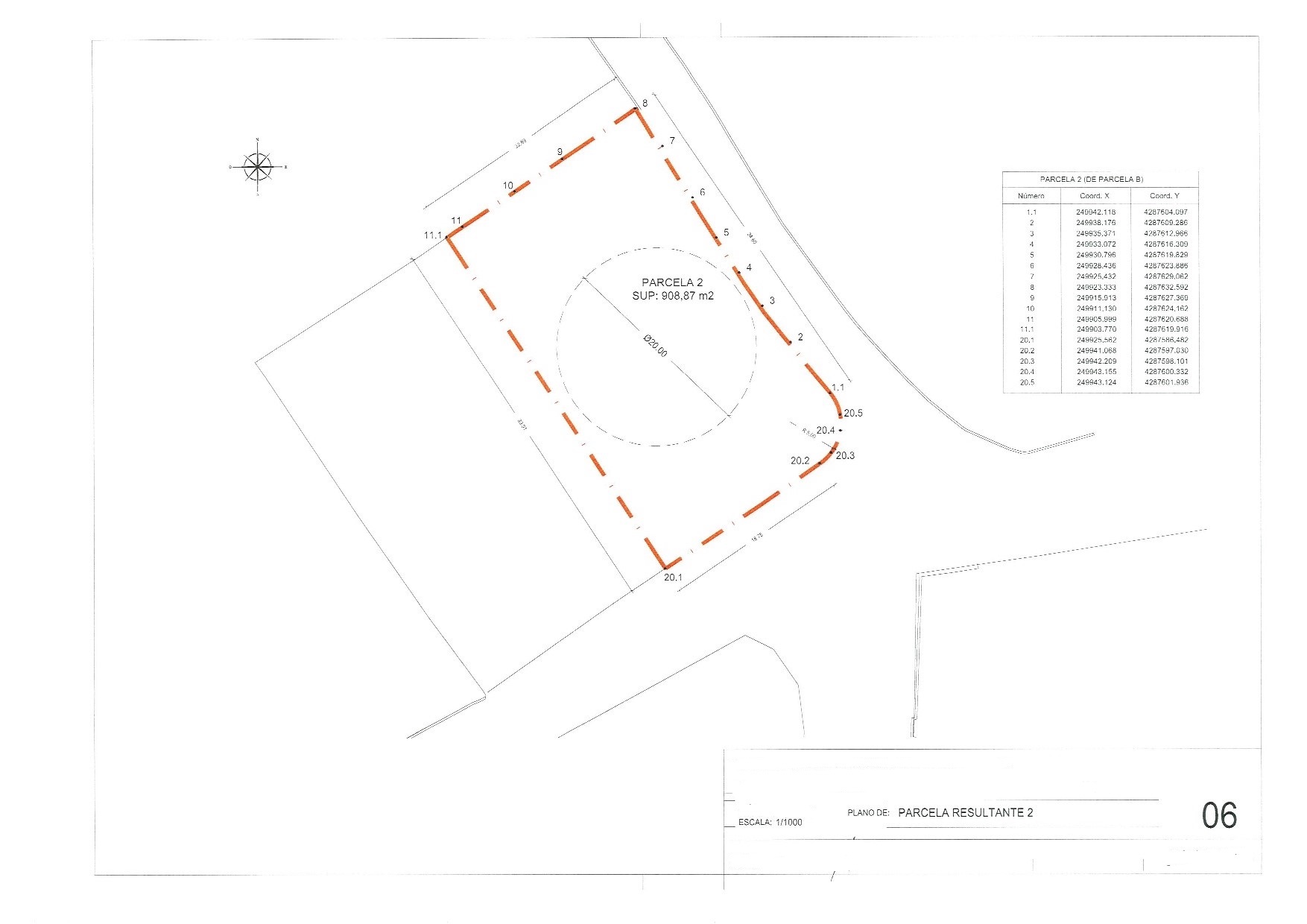 Double building plot at 2.2km from the sea