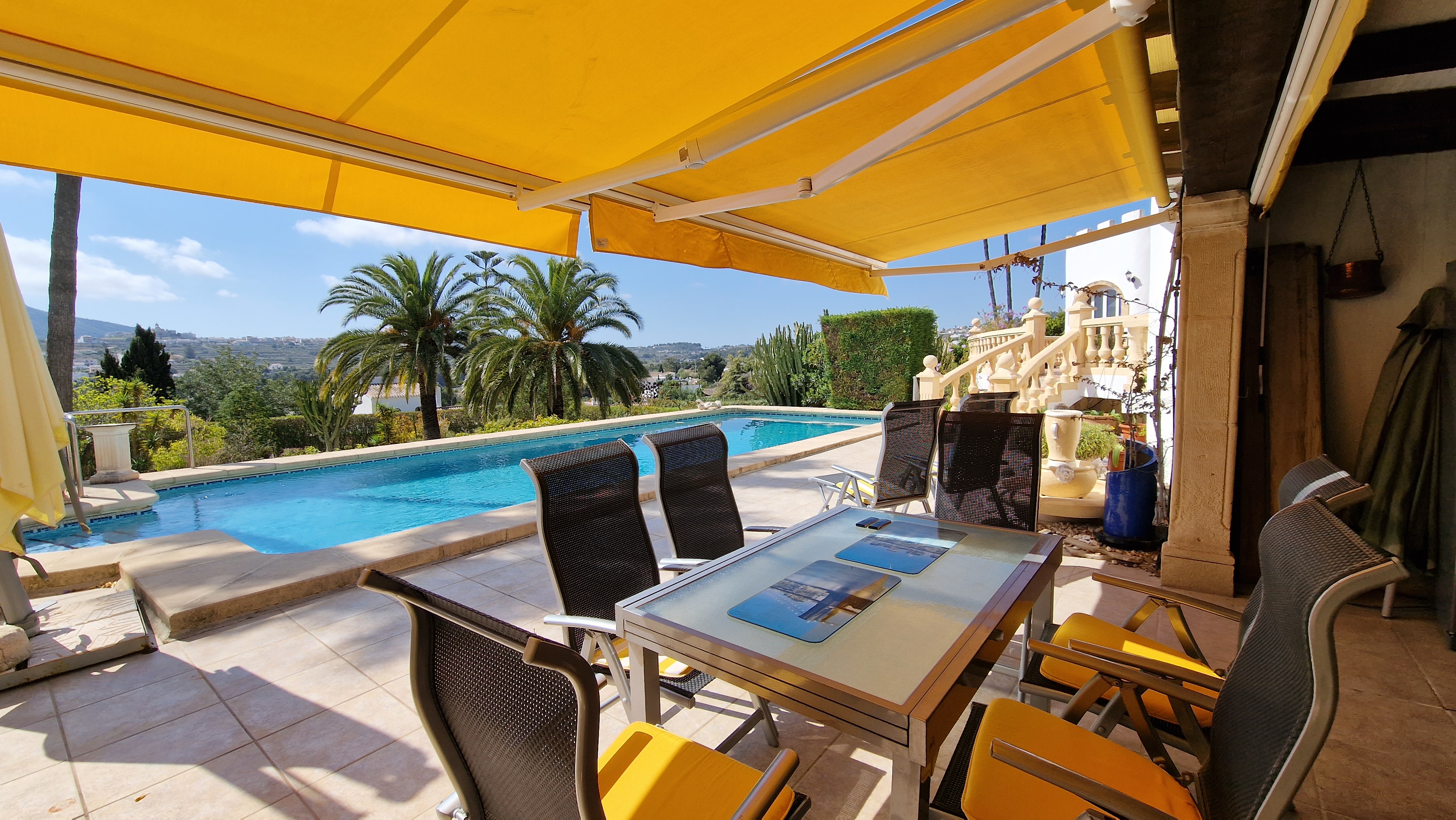 Mediterranean villa with spectacular views