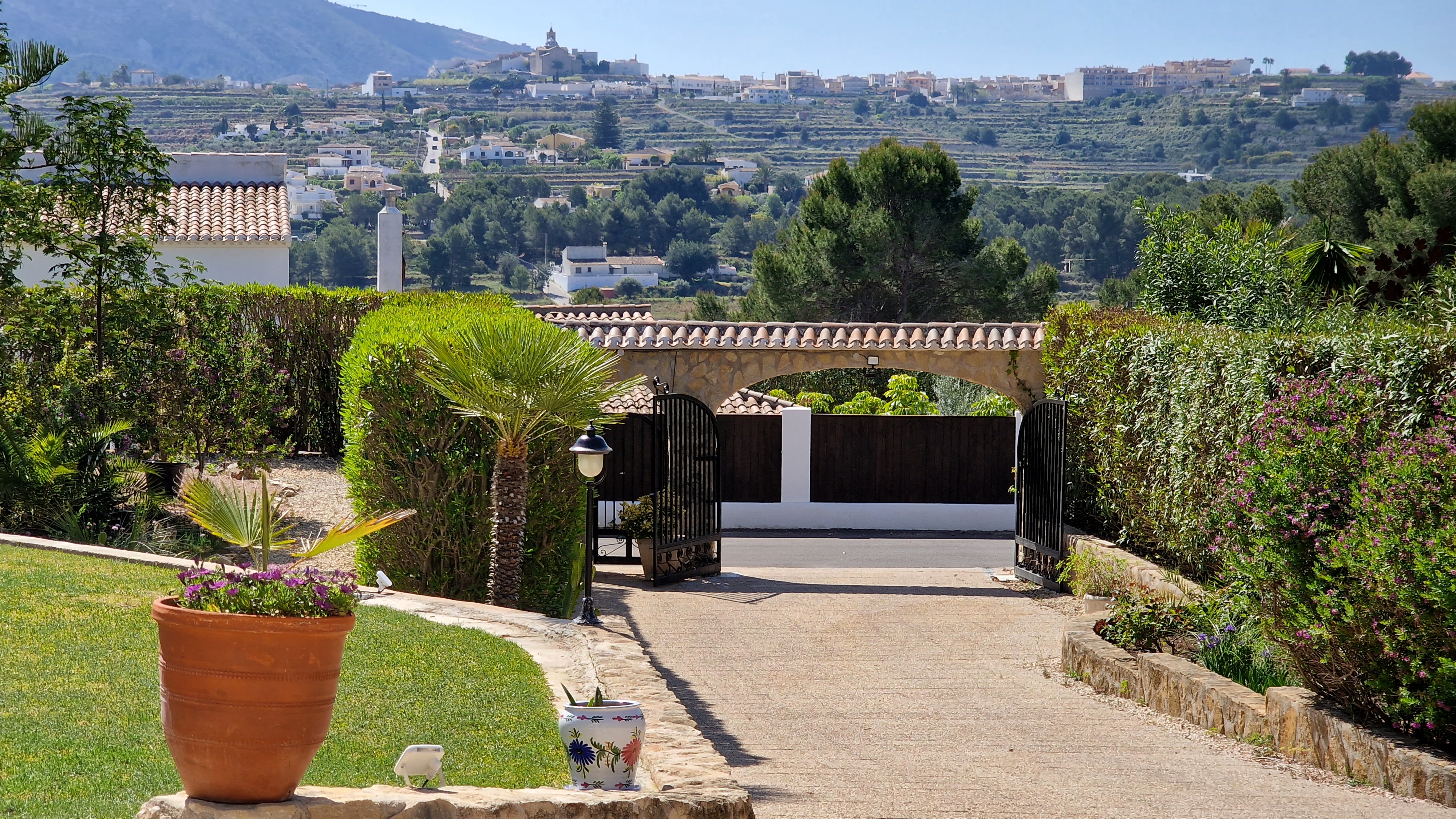 Villa méditerranéenne avec des vues spectaculaires