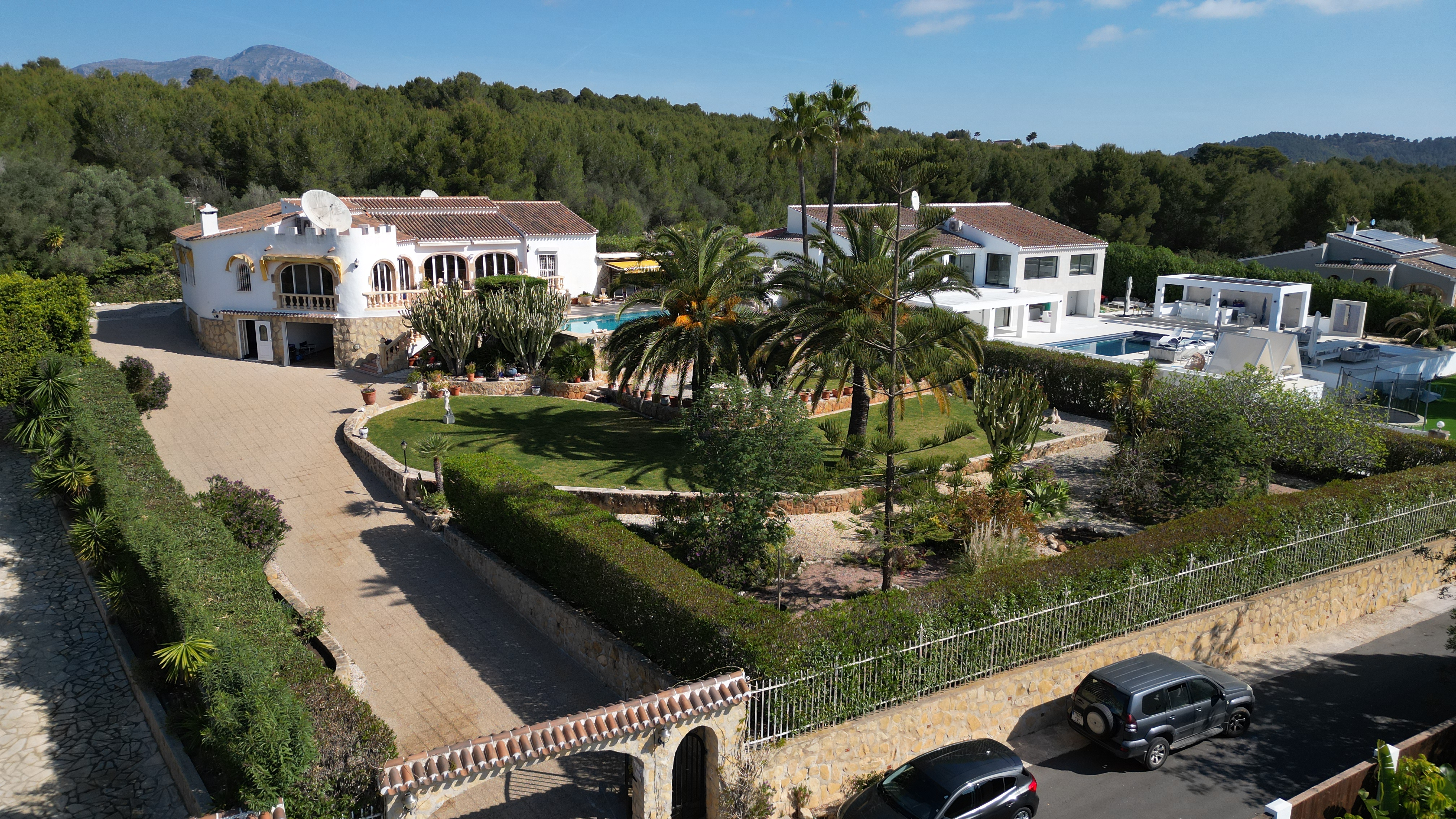 Mediterranean villa with spectacular views